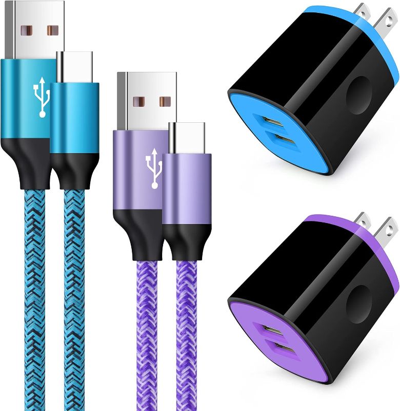 Photo 1 of Type C Charger Fast Charger Block Wall Plug Android USB C Cord C Charger Cable Fast Charging for Samsung Galaxy S22 S21 Ultra/S21 Plus/S21/S20/S20 
