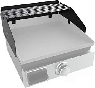 Photo 1 of AJinTeby Wind Screen Blackstone Wind Guards Compatible with Blackstone 17" Griddle and Stainless Steel Grill Warming Rack, Grill Parts Accessories for Blackstone Griddle
