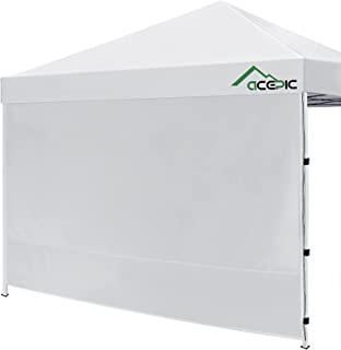 Photo 1 of ACEPIC Instant Canopy Tent SideWalls with Silver Coating for 10x10 FT Pop Up Canopy, 300D Polyester 100% Waterproof and 99% UV Protection,,Silver/Gray(1PCS Sidewall Only, Canopy Tent NOT Included)
