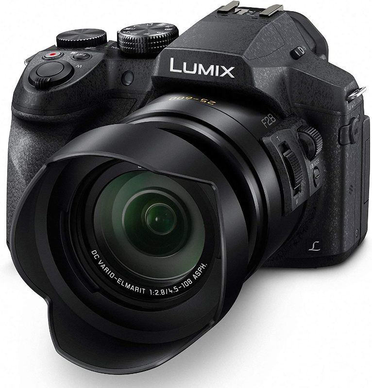 Photo 1 of Panasonic LUMIX FZ300 Long Zoom Digital Camera Features 12.1 Megapixel, 1/2.3-Inch Sensor, 4K Video, WiFi, Splash & Dustproof Camera Body, LEICA DC 24X F2.8 Zoom Lens - DMC-FZ300K - (Black) USA
