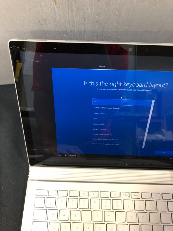 Photo 9 of DAMAGE TO SCREEN CRACKED PLEASE READ ------Microsoft Surface Book 3 - 13.5" Touch-Screen - 10th Gen Intel Core i7 - 16GB Memory - 256GB SSD (Latest Model) - Platinum
