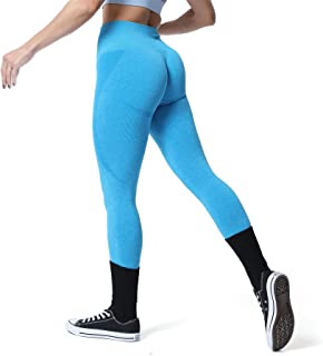 Photo 1 of Aoxjox Workout Seamless Leggings for Women Smile Contour Butt Lifting High Waisted Gym Yoga Pants Tights Tights S
