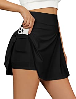 Photo 1 of Blooming Jelly Womens Pleated Tennis Skirt High Waisted Golf Skirts Quick Dry Athletic Skort 2.5 inch with Pockets
M