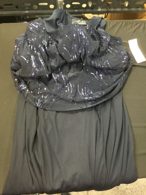 Photo 3 of Alex Evenings Women's Tea Length Mock Dress with Sequin Jacket (Size 16 plus) 