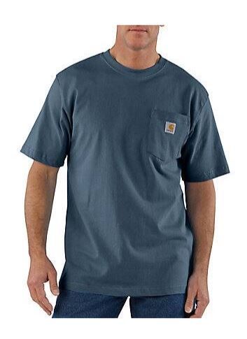 Photo 1 of Carhartt Mens Loose Fit Heavyweight Short-sleeve Pocket T-shirt\ BLUESTONE, XL