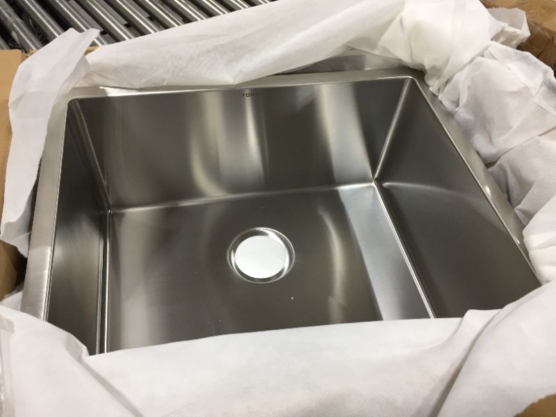 Photo 3 of Bar Sink, TORVA 22.5 inch Undermount 16 Gauge Single Bowl Stainless Steel Kitchen Sink, Bar or Prep Sink
