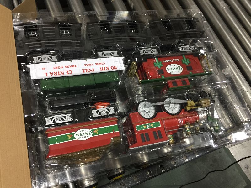 Photo 2 of  Lionel North Pole Central Battery Operated Train Set with Remote Control 