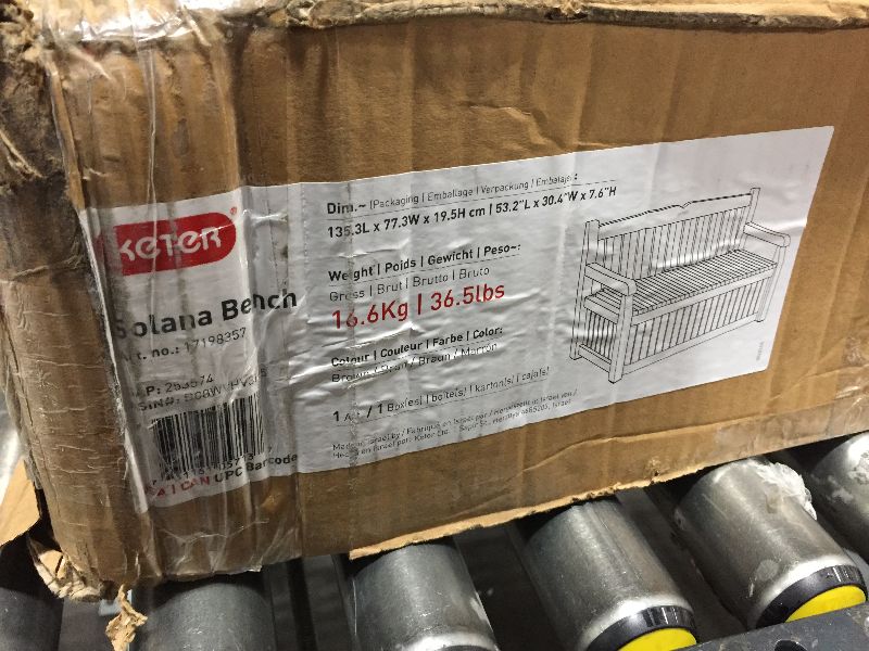 Photo 5 of  Keter Solana 70 Gallon Storage Bench Deck Box - N/a 