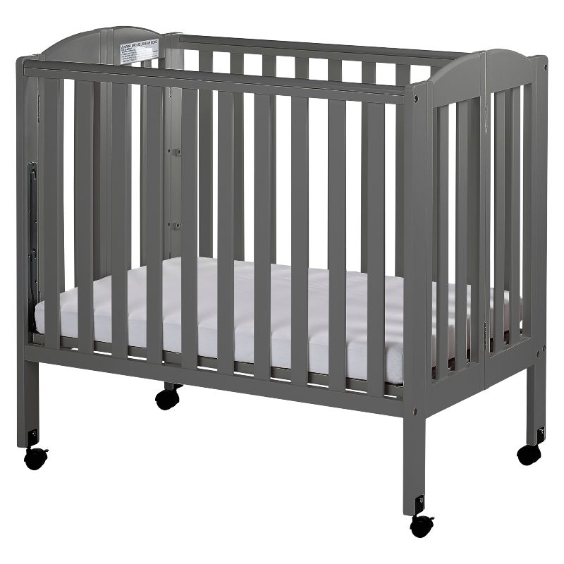 Photo 1 of  Dream on Me 3-in-1 Folding Portable Mini Crib Gray 