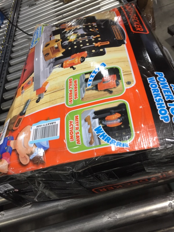 Photo 1 of Black+Decker Kids Workbench - Power Tools Workshop - Build Your Own Toy Tool Box – 75 Realistic Toy Tools and Accessories [Amazon Exclusive]
