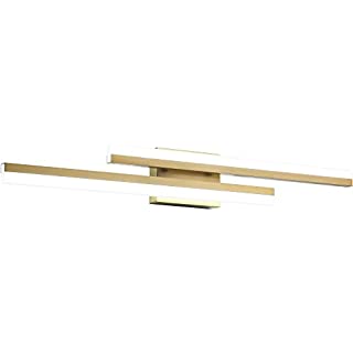Photo 1 of PRESDE 32in Dimmable Modern LED Bathroom Vanity Light Fixtures Over Mirror Gold Vanity Lighting?Cold White 6000K?