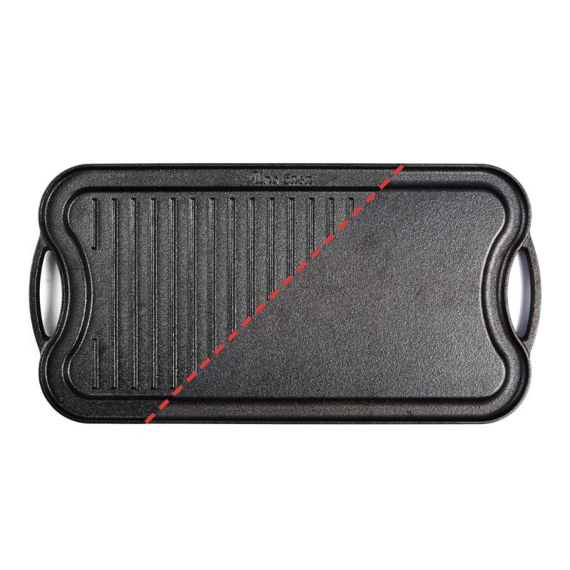 Photo 1 of  una casa griddle cast iron CAST IRON GRIDDLE REVERSIBLE MULTIFUNCTION GRIDDLE/GRILL