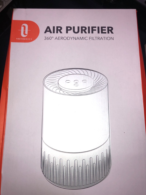 Photo 2 of  TaoTronics HEPA Air Purifier for Home/Allergens/Smoke/Pollen/Pets/Hair
