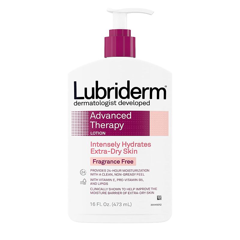 Photo 1 of 2- Lubriderm Advanced Therapy Moisturizing Lotion with Vitamins E and B5, Deep Hydration for Extra Dry Skin, Non-Greasy Formula, 16 fl. oz 
