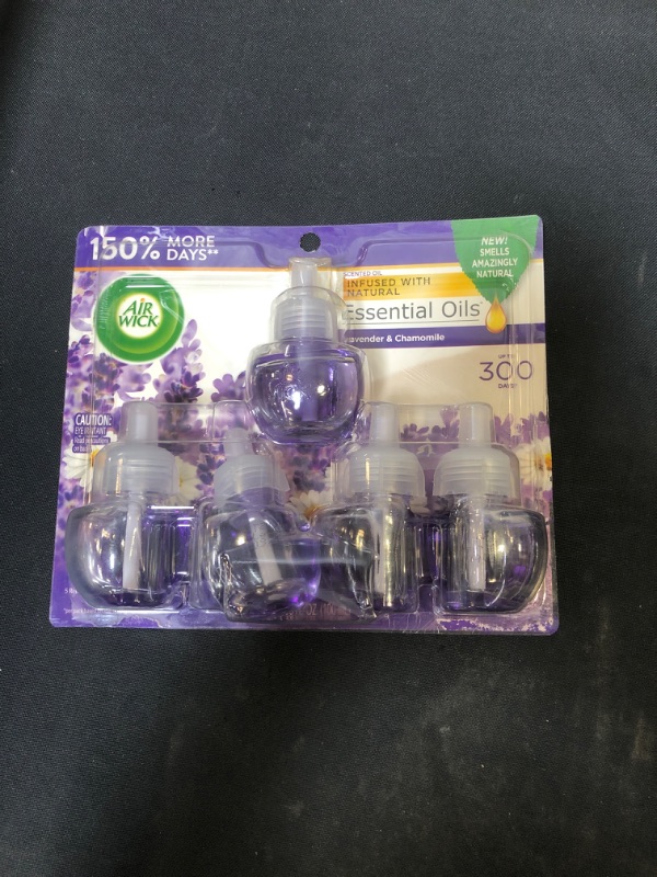 Photo 2 of 0.67 oz. Lavender Scented Oil Plug-In Air Freshener Refill (5-Count) OPEN BOX
ONE LEAKING