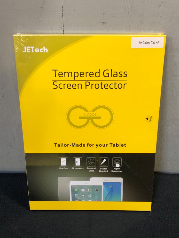 Photo 2 of JETech Screen Protector Compatible with Samsung Galaxy Tab A7 (10.4-Inch, 2020 Model, SM-T500/ T505/ T507), Tempered Glass Film, 1-Pack

