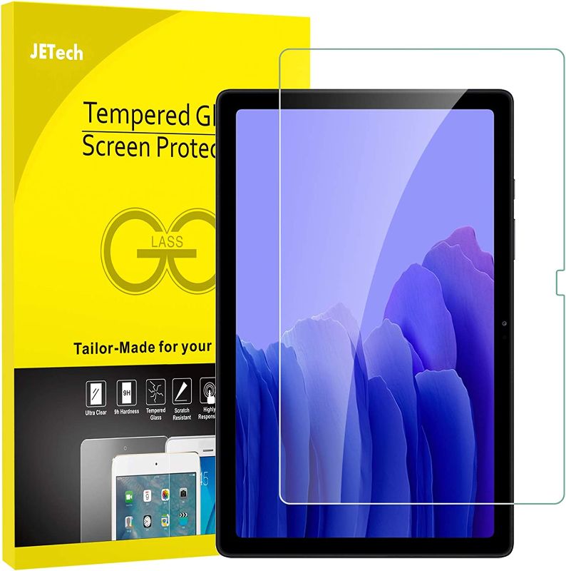 Photo 1 of JETech Screen Protector Compatible with Samsung Galaxy Tab A7 (10.4-Inch, 2020 Model, SM-T500/ T505/ T507), Tempered Glass Film, 1-Pack
