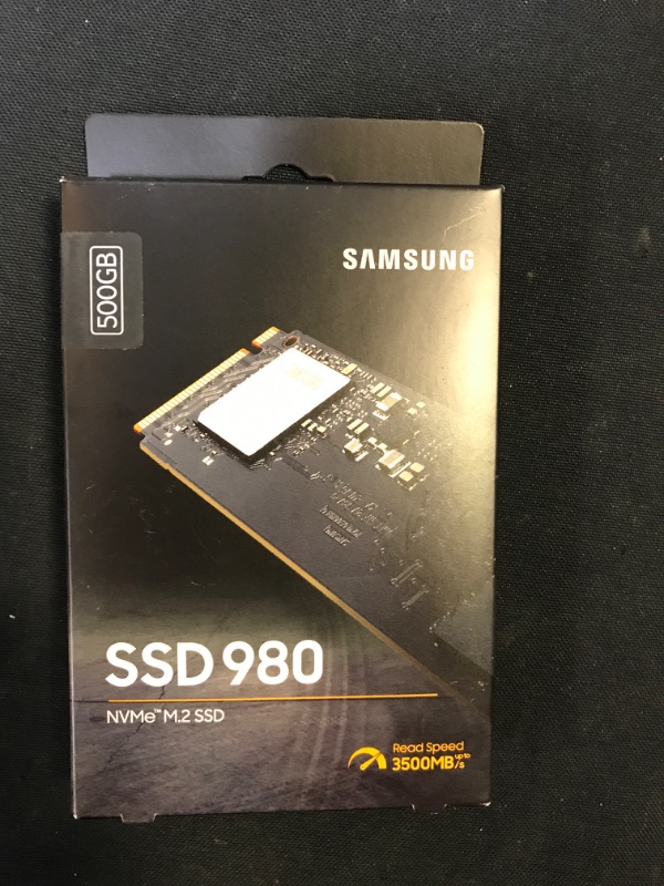 Photo 3 of SAMSUNG 980 SSD 500GB PCle 3.0x4, NVMe M.2 2280, Internal Solid State Drive, Storage for PC, Laptops, Gaming and More, HMB Technology, Intelligent Turbowrite, Speeds up-to 3,500MB/s, MZ-V8V500B/AM
