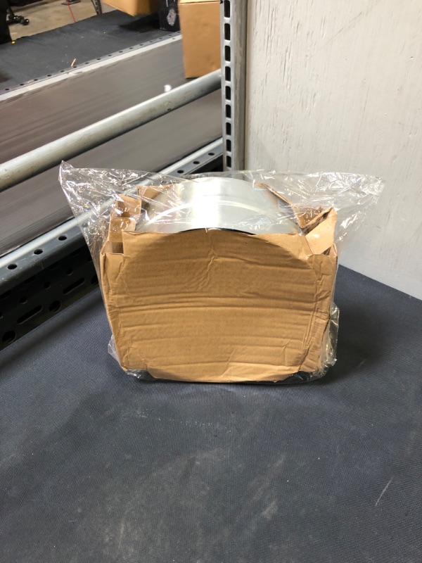 Photo 1 of 8 Inch Backdraft Damper Back Draft Vent Duct Shutter Blocker, Backflow Ducting Insert One-Way Airflow Preventer with Inline Springs Loaded Folding Blades, HVAC Extractor Range Fan Hood Deflector
