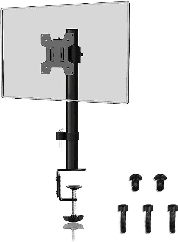 Photo 1 of Suptek Single LED LCD Monitor Desk Mount for 1 / One Screen up to 27 inch Heavy Duty Adjustable Stand (MD9401)