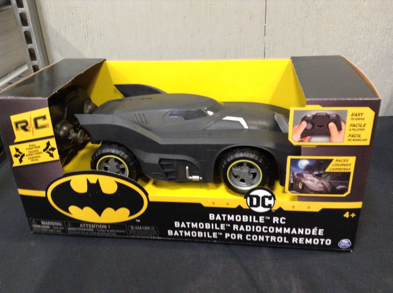 Photo 5 of DC Comics Batman Batmobile - 1:20 Scale Remote Control Vehicle, Toys for Kids Ages 4 and Up