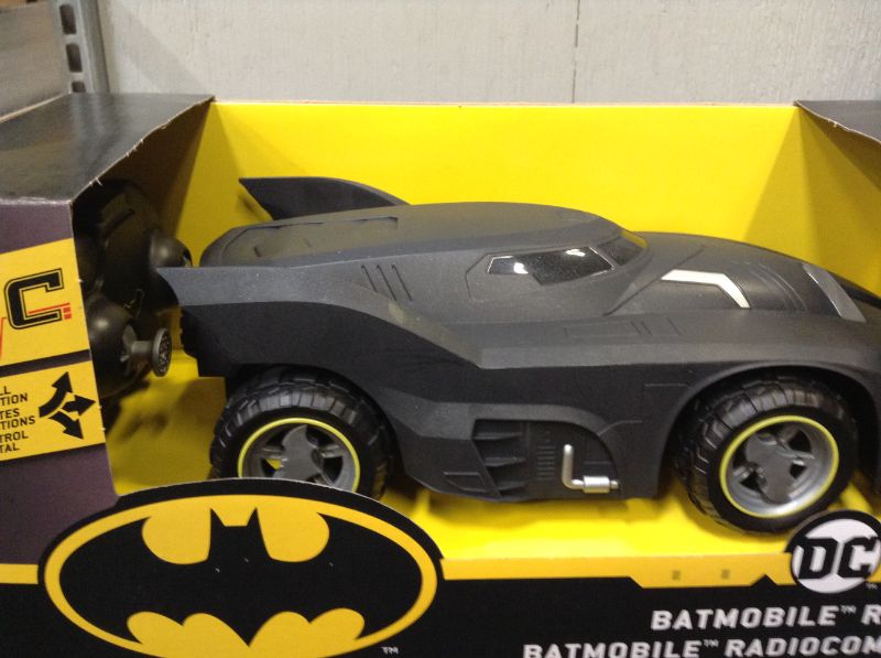 Photo 4 of DC Comics Batman Batmobile - 1:20 Scale Remote Control Vehicle, Toys for Kids Ages 4 and Up