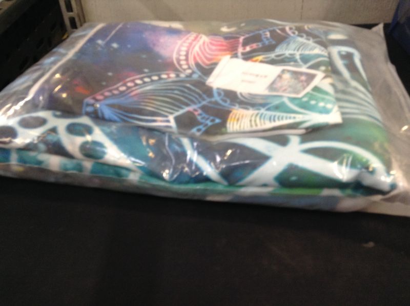 Photo 2 of 3D Galaxy Duvet Cover Queen Size 3 Pieces Microfiber Duvet Cover (No Comforter)