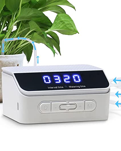 Photo 1 of Automatic Watering System for Potted Plants, 3 Mode Watering Schedule, Effective Water Saving Design, 8 Hours to 30 Days Interval Period, Great Gift for Plant Lovers