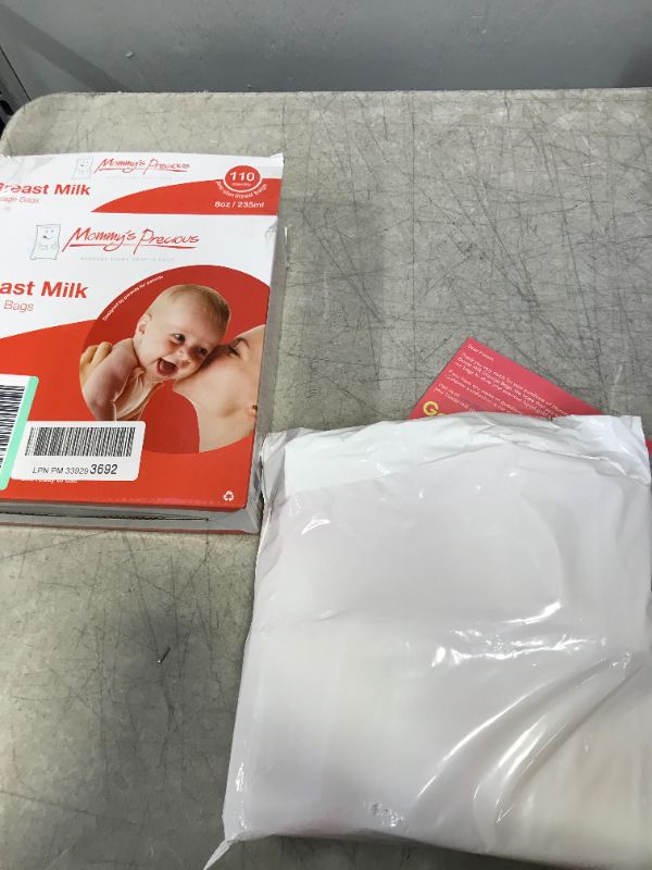 Photo 4 of 110 Count Breastmilk Storage Bags 8 Oz 235 ml Breastfeeding Freezer Storage Container Bags for Breast Milk comes Pre Sterilized and BPA Free with Accurate Measurements and Leak Proof. Buy Now! ---- factory sealed opened for live photo 