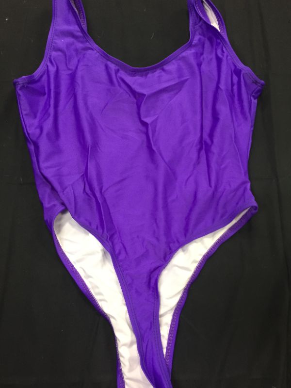 Photo 3 of Annbon 80s Thong Leotard High Cut One Piece Swimsuits for Women - L