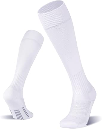 Photo 1 of 2 PAIR Fitrell 2/3  Soccer Socks For Youth Kids Adult Baseball Softball Football Socks For Men Women Boys Girls SIZE UNKNOWN
