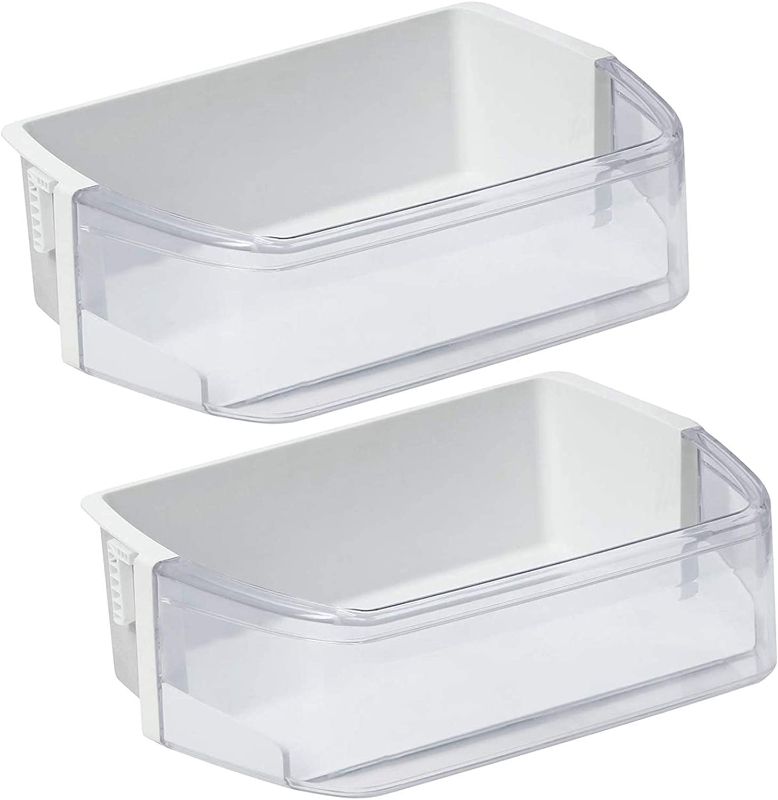 Photo 1 of AAP73252202 AAP73252209 refrigerator Door Bin,Door Shelf Bin (Right) for lg, kenmore, sears refrigerator, Replace AP5602939,AAP73252201,AAP73252211,2652311,AAP73252206, AH3637058, etc (2 pack)
