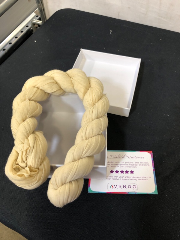 Photo 1 of Avendo Cheesecloth Gauze Rustic Table Runner – 30 x 120 Inches Long and Romantic Style - Perfect for Wedding Décor, Parties, Bridal/Baby Showers. (Ivory Nude)
