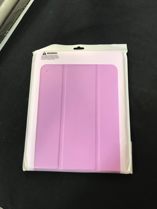 Photo 2 of Tuosake New iPad Pro 11 inch Case 2021, Upgrade Shockproof TPU Cover Fully Body Protection, iPad Pro 11 Case with Pencil Holder + Auto Sleep / Wake + Slim Trifold Stand Case, LILAC