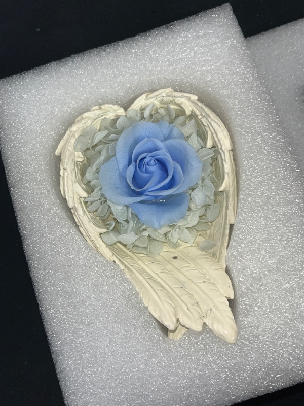Photo 2 of ANGEL WING CONTINUE LOVE , BLUE FLOWER DECOR
