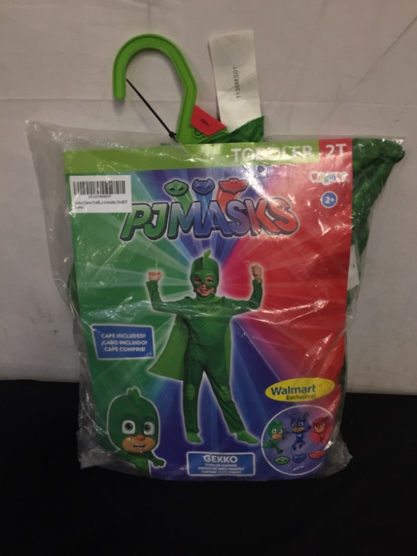 Photo 3 of Gekko Classic Toddler PJ Masks Costume, SIZE : Small/2T
