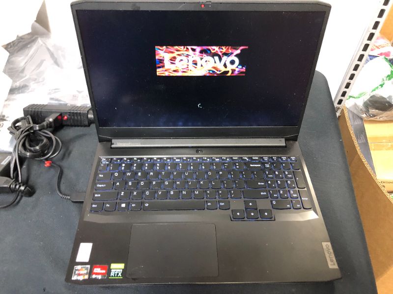 Photo 3 of Lenovo IdeaPad Gaming 3 15.6" 120Hz Gaming Laptop AMD Ryzen 5-5600H 8GB RAM 512GB SSD RTX 3050 Ti 4GB GDDR6 Shadow Black
