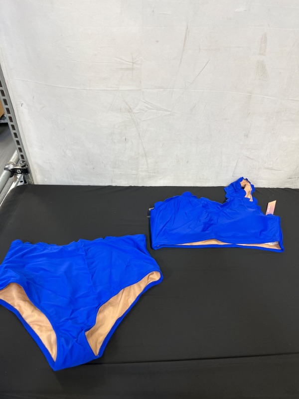 Photo 1 of 2 Piece One Shoulder Swimsuits for Women L