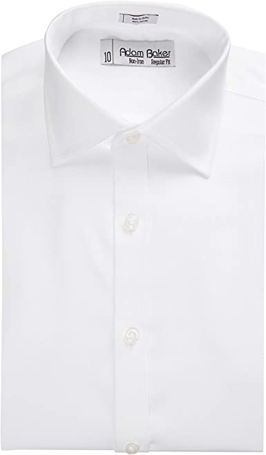 Photo 1 of Adam Baker Boys Long Sleeve Non Iron White Dress Shirt