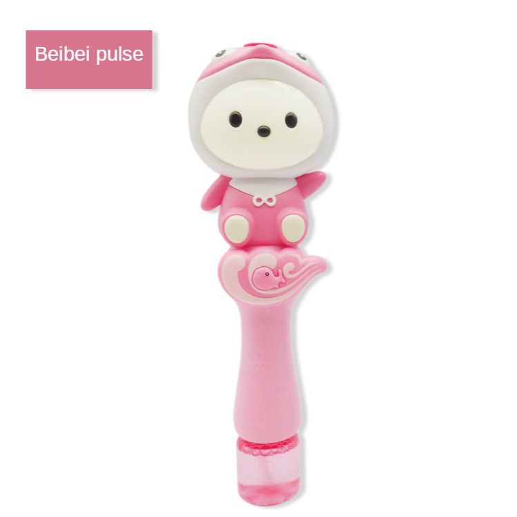 Photo 1 of Cute Dolphin Bubble Wand With Music And Lights 24cm Pink 
Factory seal
