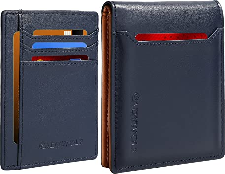 Photo 1 of CADYWOLF Leather Bifold Wallets for Men with Rfid Blocking Large Capacity ID's Window Front Pocket Mens Wallet for Men with Gift Box Black/Brown
Factory seal