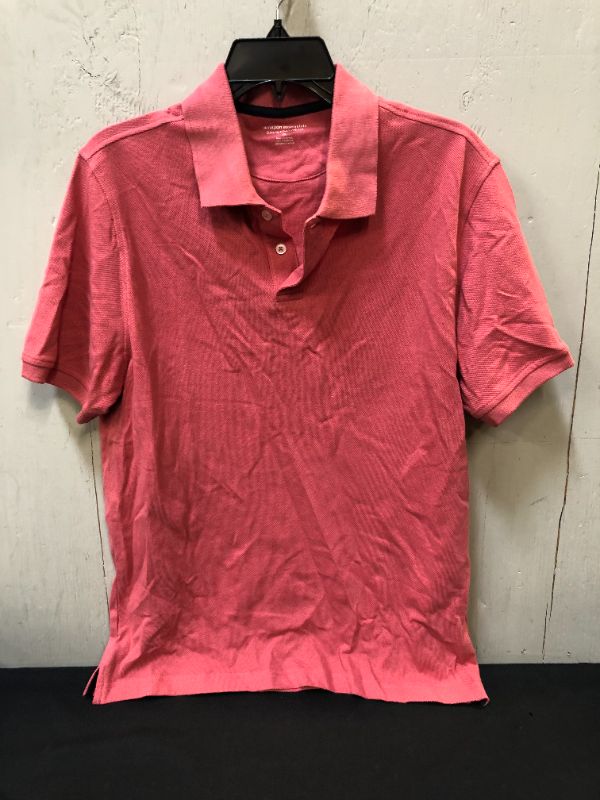 Photo 2 of Amazon Essentials Men's Slim-fit Cotton Pique Polo Shirt - M 