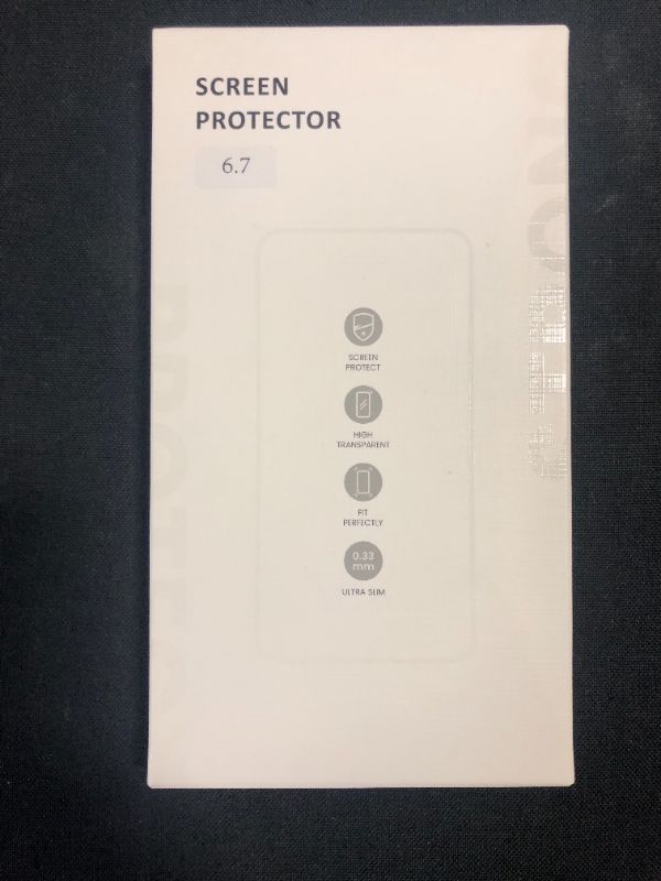 Photo 2 of ?Military-Grade Shatterproof Glass Screen Protector?Fit for ?iPhone 13 Pro Max? Tempered Glass Screen Protector?All Edge Protection??Ultra Clear?