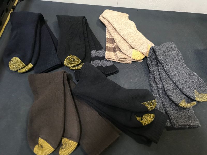 Photo 1 of 6 PAIR MENS LONG DRESS SOCKS SIZE 6-9
