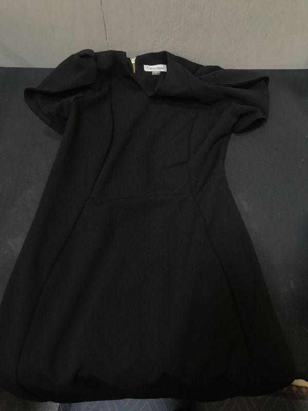 Photo 1 of CALVIN KLEIN DRESS WITH GOLD ZIPPER - WOMENS SIZE 2