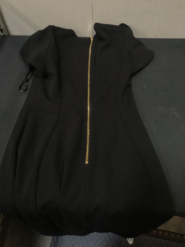 Photo 2 of CALVIN KLEIN DRESS WITH GOLD ZIPPER - WOMENS SIZE 2