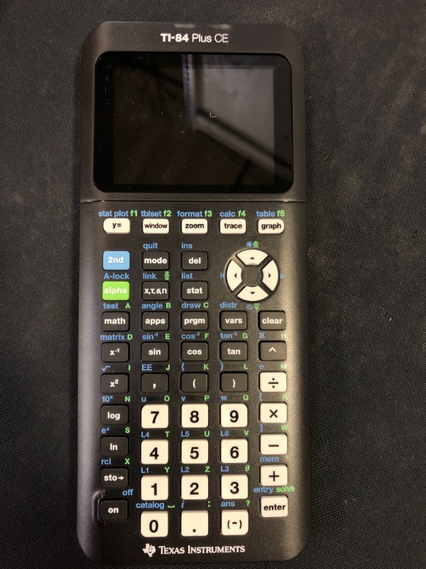 Photo 1 of Texas Instruments TI-84 Plus CE Python Color Graphing Calculator