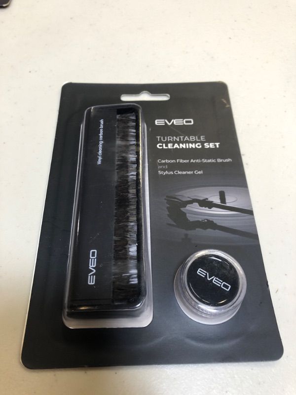 Photo 2 of EVEO Vinyl Record Cleaner Brush + Stylus Cleaner for Record Needles | Record Player & Turntable Care
