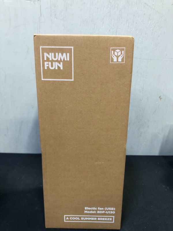 Photo 2 of NUMIFUN Bladeless Table Fan USB Rechargeable Desk Fan Ultra Quiet Portable Fan for Tabletop Nightstand Underdesk Touch Control, 3 Winds Speeds, 13 Inches
