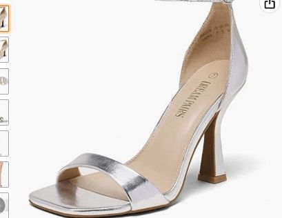 Photo 1 of DREAM PAIRS Women’s High Stilettos Heels Open Square Toe Pump Heeled Sandals Comfort Fashion Sexy Dress Evening Party Prom Dance Shoes SIZE 9
